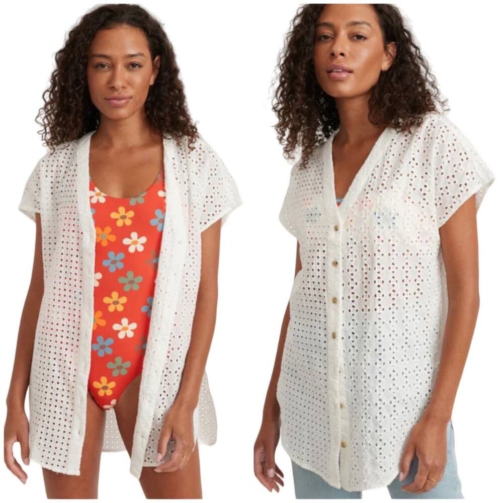 Marine Layer Eyelet Airy Tunic size small NWT (b40)